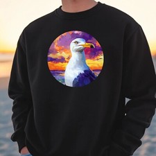 Seagull Portrait Sweatshirt Cosy and Perfect for Any Occasion S to 4XL