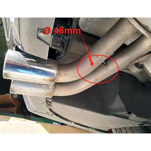 Auspuff Endrohr Duplex 4 Rohr Look Umbau passt für BMW F32 F33 F36 425 428 430 - Picture 9 of 9