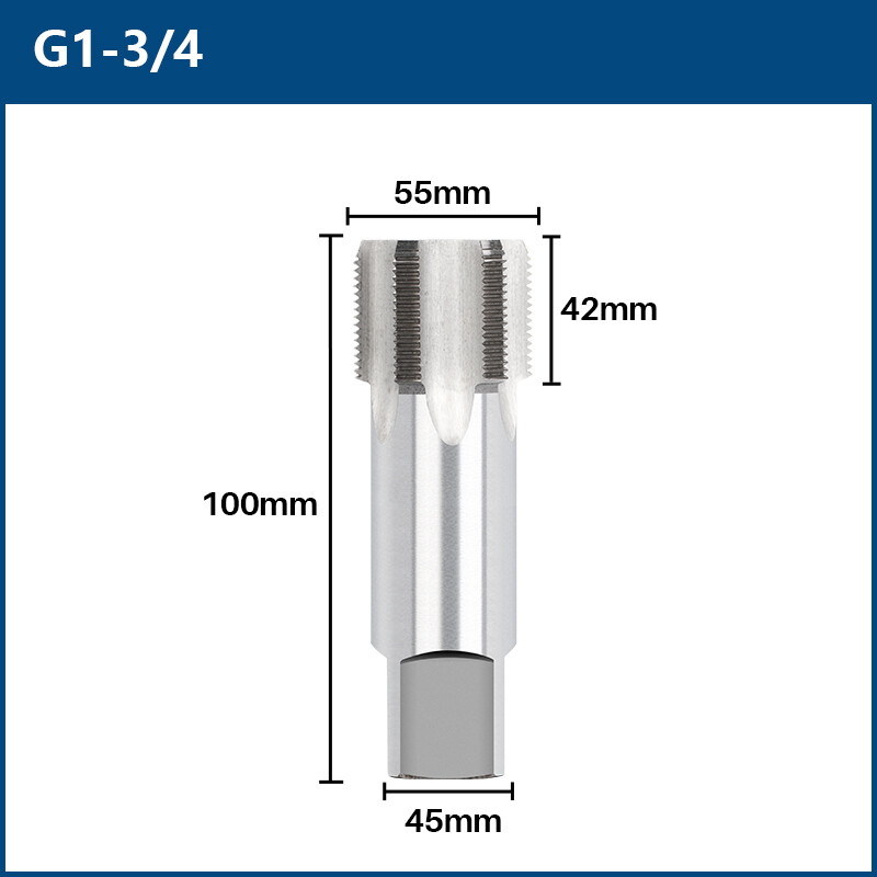 1PC Pipe Thread Tap BSP Metal Screw Thread Cutting Tool G1/16G2 for