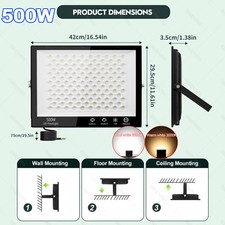 LED Floodlight Spot Security Flood Lights Light Outdoor Garden Lamp 10W-500W UK