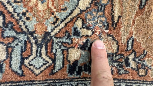 £45000 Genuine Antique Persiann hand knotted Hadji Jalili Tabrizz rug 400x275 Cm - Picture 22 of 22