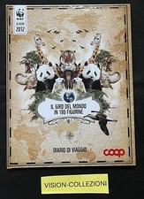 ALBUM COOP WWF 2012 IL GIRO DEL MONDO IN 180 FIGURINE COMPLETO