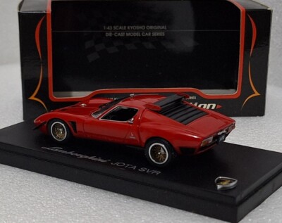 1) Lamborghini JOTA SVR 1970 Red 1:43 Kyosho 03201R EXTREMELY RARE