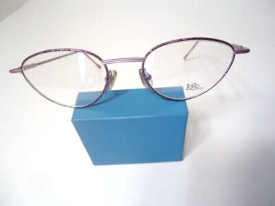 Vintage Logo Paris France Eyeglass Frames LM 993 Lavender 47/19