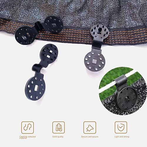 Sun Shade Cloth Clips Shades Cloth Lock Grips Heavy Duty Fixed Clips