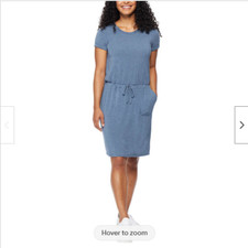 32 Degrees Womens Lux Dress (Heather Indigo,MEDIUM) NWT