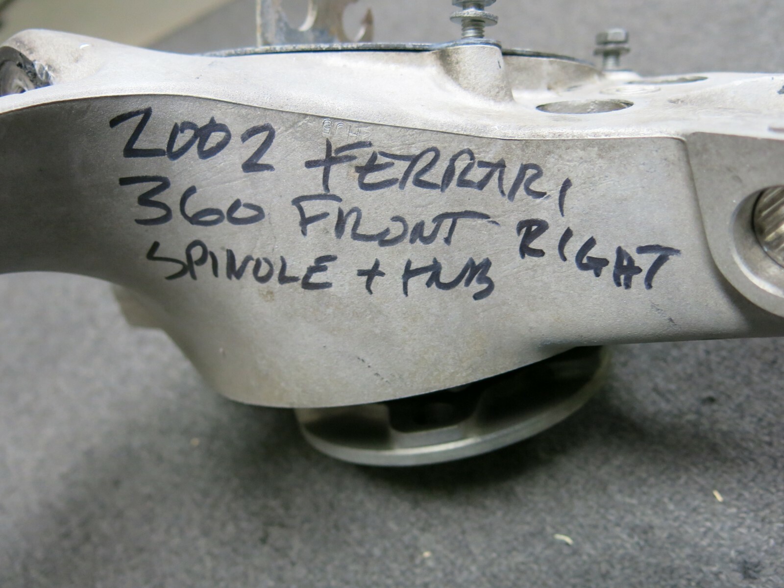 2002 Ferrari 360 Front Right Spindle + Hub 179331 #1