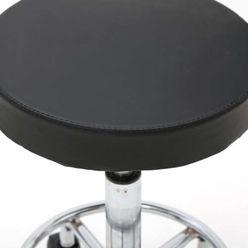 Round Shape Adjustable Salon Stool with Back Black NEW -- - Picture 22 of 22
