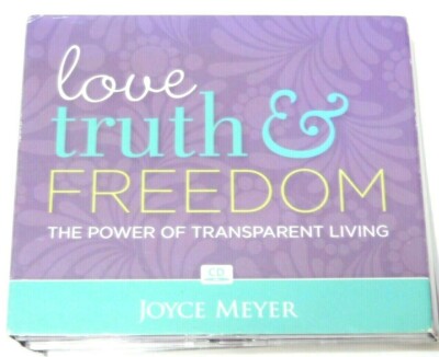 Love Truth & Freedom The Power of Transparent Living (4 CD Set) Joyce Meyer C340