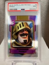 Tarjeta épica 2018 Topps Clash Royale Prince PSA 9 población muy baja ver detalles