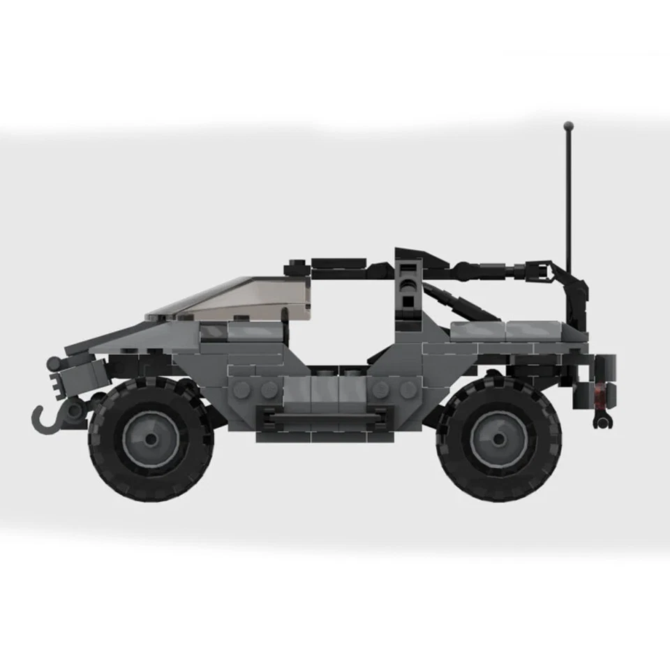 MOC: Futuristic Combat Military Light Utility Vehicle Model 266 Pieces - Image 4 of 4