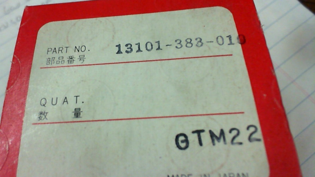 HONDA CB125 XL125 STANDARD PISTON 76-79 NOS VINTAGE BIKE PART