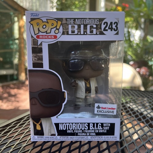 Funko Pop! Notorious BIG - Biggie w/ Suit #243 Foot Locker Exclusive | eBay