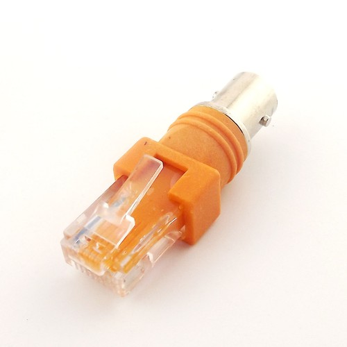 10x BNC Female to RJ45 Male Coaxial Barrel Coupler Adapter RJ45 to RF Connector - Picture 5 of 5