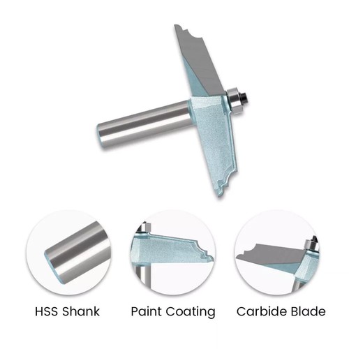 1/2" 12.7mm Shank Raised Panel Door Cabinet Router Bit Ogee Milling Cutter E - Picture 12 of 13