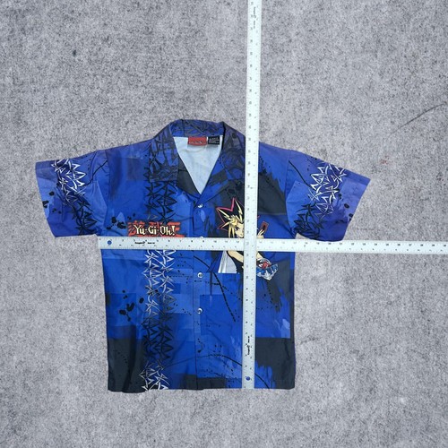Vintage Yu-Gi-Oh Button Up Vintage Shirt AOP Button Up Mens XS - Picture 4 of 5