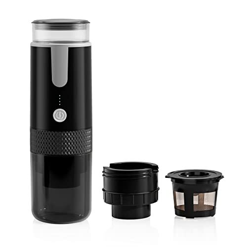 Portable Electronic Coffee Maker, Rechargeable Espresso Machine, Mini Car Cof...