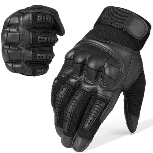 XL Tactical Motorcycle Full Finger Gloves Motorbike Riding Motocross Mittens - Picture 11 of 12