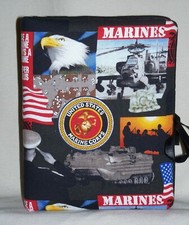 United States Marines Corps Handcrafted Photo Album 5 1/2"X7" Holds 100 4"X6"