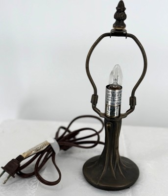 Vintage Brass Table Lamp Base For Restoration Or Decoration (Bulb not included)