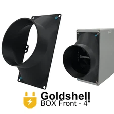 Goldshell Front to 4 Inch - Fan Shroud Adapter Silencer ASIC Mini-Doge Box