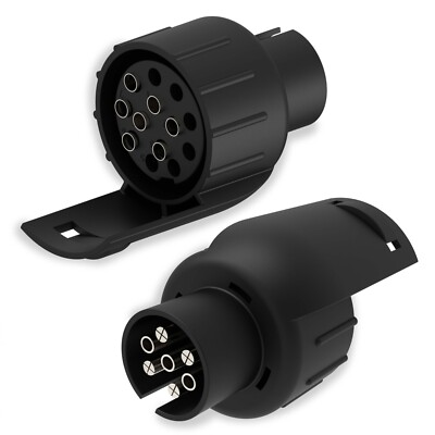 Gadlane 7 auf 13 poliger Stecker Anhänger LKW Elektro Adapter Abschleppsteckdose Konverter