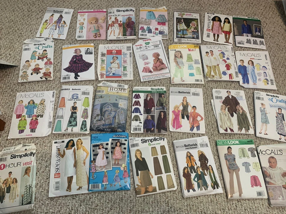Simplicity,McCall’s, Others Sewing 117 LOT Some Used, Duplicates SEE DESCRIPTION - Image 3 of 4