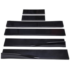 Universal 78.7 Side Skirt Splitter Extension Lip Glossy Black
