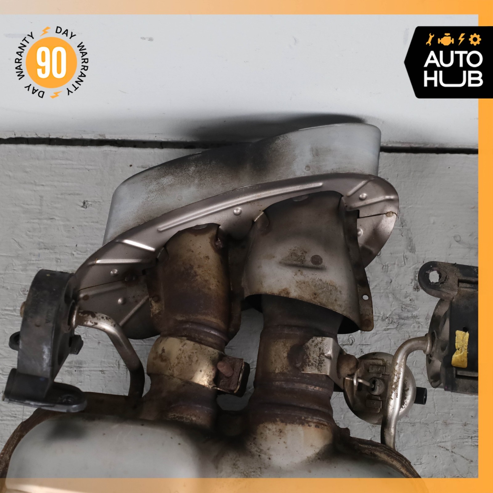 13-17 Bentley Continental GT GTС 4.0L V8 Exhaust Mufflers Set 3W0253611E OEM