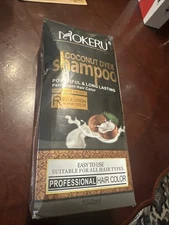 Mokeru Coconut Natural Hair Dye Shampoo (NATURAL BLACK), 500ml