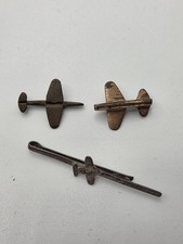 World War Two WW2 Spitfire Fund Wartime Plane Brooch Pin Lot (A)