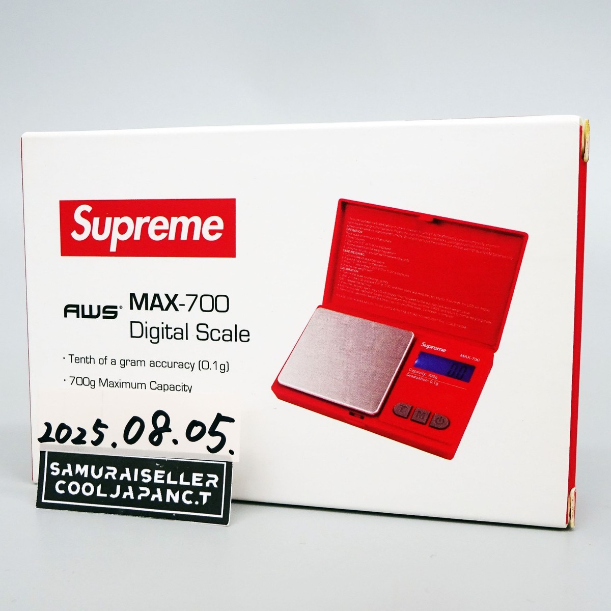 Supreme シュプリーム AWS MAX-700 Digital Scale Supreme X AWS Max-700 Digital Scale RED from Japan NEW | eBay