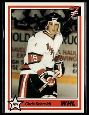 1990-91 7th Inning Sketch WHL #152 Chris Schmidt Moose Jaw Warriors