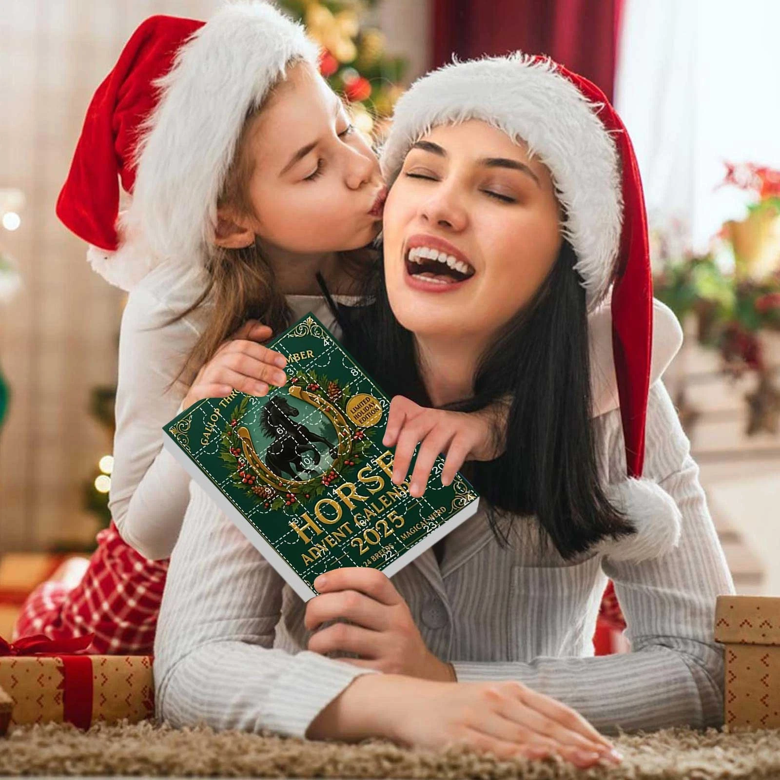 Horse Advent Calendar 2025, 24-Count Horse Pendant