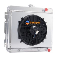 3 Row Aluminum Radiator Shroud Fan 1968-1973 Dodge Dart Plymouth Duster 6cyl 3 Row Aluminum Radiator Shroud Fan 1968-1973 Dodge Dart Plymouth Duster 6cyl