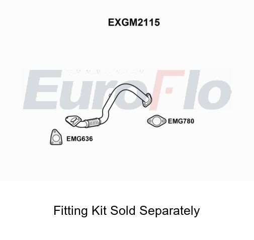 Rear Muffler Silencer Insert Fits Chevrolet Trax Vauxhall Opel EuroFlo EXGM2115