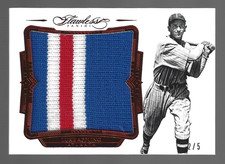 Luke Appling HOF 2017 Panini Flawless Memorabilia Jumbo Patch 2/5