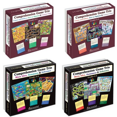 Comprehension Game Trios: Set of 4 - Grades 2-5