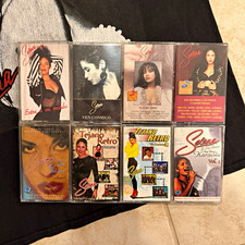 Selena Merchandise Selena Graphic Tee Black S 8 Cassette Tape Lot