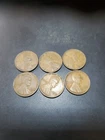1930’s Lincoln Wheat Cent Penny Lot of 6 Mixed Grades 35d,34,30d,30,36d,30s