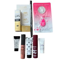 NEW Ulta & Sephora deluxe makeup samples lip gloss plumper scrubs eyeliner etc