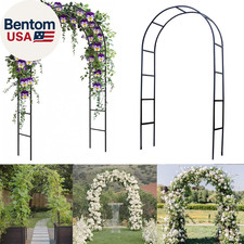 Garden Arch Trellis for Climbing Plants Outdoor - 4.6  7.8Ft, 100 Metal Sturdy