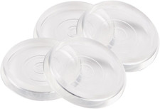 1 13/16" round Furniture Caster Cups for Carpet or Durable Hard Floors, 4 Pack,