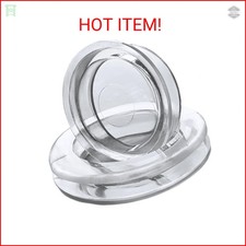 ALAZCO 1 Set of 2 Inch Patio Table Umbrella Hole Ring  Cap Set Premium Silicone