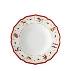 Hutschenreuther Happy Wintertime Red Teller tief 23 cm Weihnachtsgeschirr
