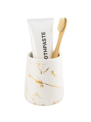 Marble Ceramic Toothbrush Holder Cup   14.2oz Bathroom Tumbler for Toothbrush...
