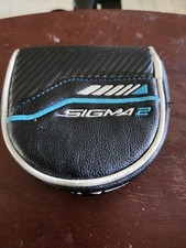 Ping Sigma 2 Mallet Putter Headcover Golf Head Cover - Fair Condition Edgewear
