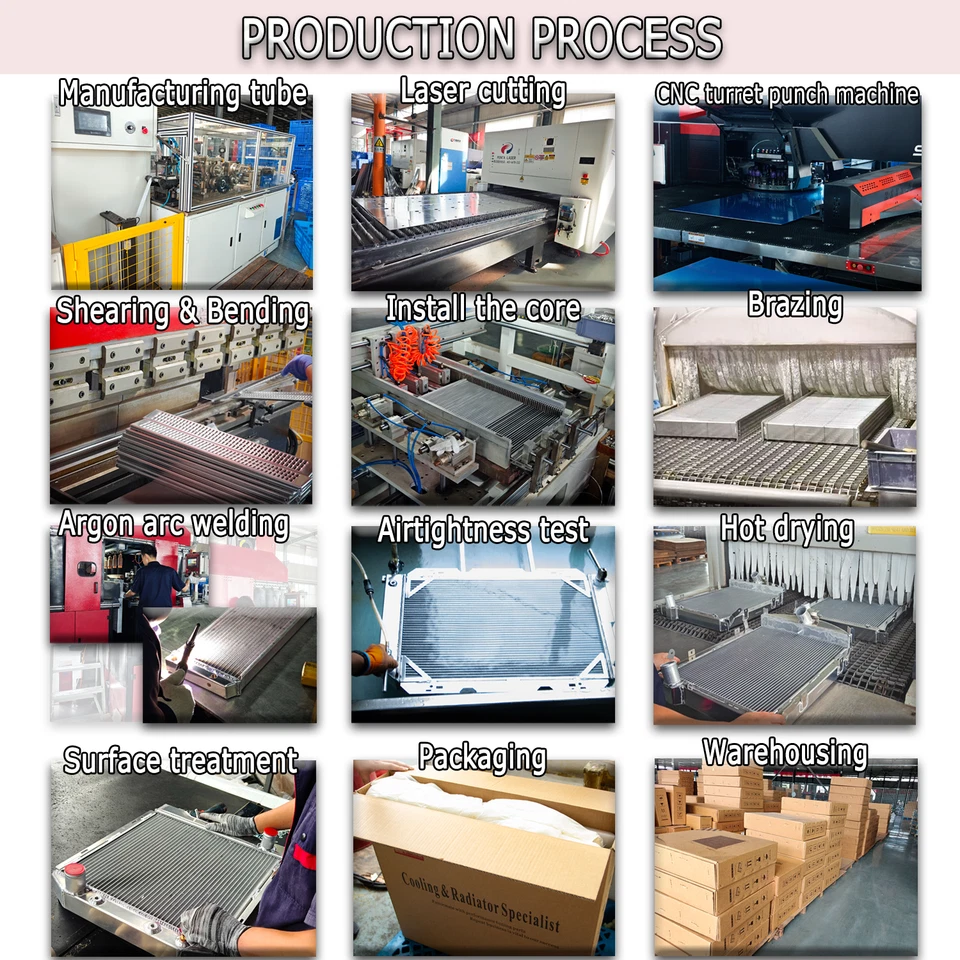 3-ROW Radiator Fits 1967~1970 FORD Mustang Fairlane 1968!1969 Mercury Cougar Foto 4 de 4