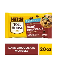 Nestle Toll House Dark Chocolate Regular Baking Chips for Thanksgiving Baking