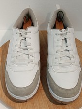 Tenis para caminar ligeros Fubu vintage para hombre talla 10,5 blancos WM36121868 NUEVOS SIN CAJA